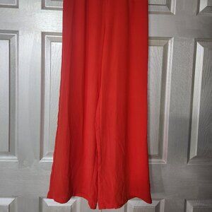 Orange Wide Leg Pants Size Small